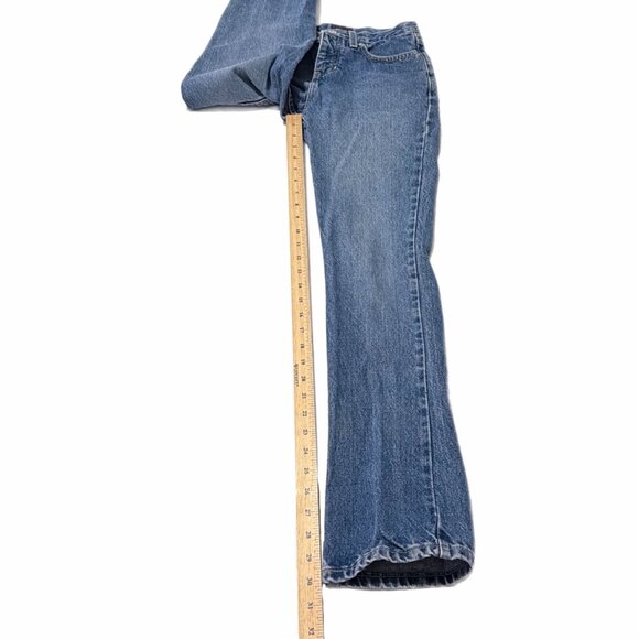 Tommy Hilfiger Jeans Juniors 1 Blue Twill Denim Straight Y2K Western School VTG - Picture 12 of 16